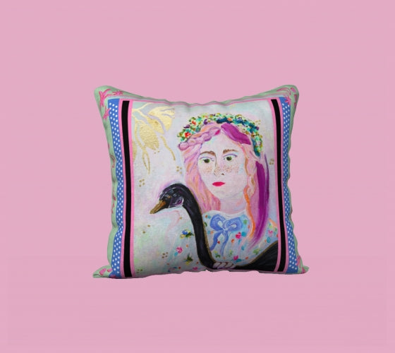 Lux Velvet Pillow with print on both sides