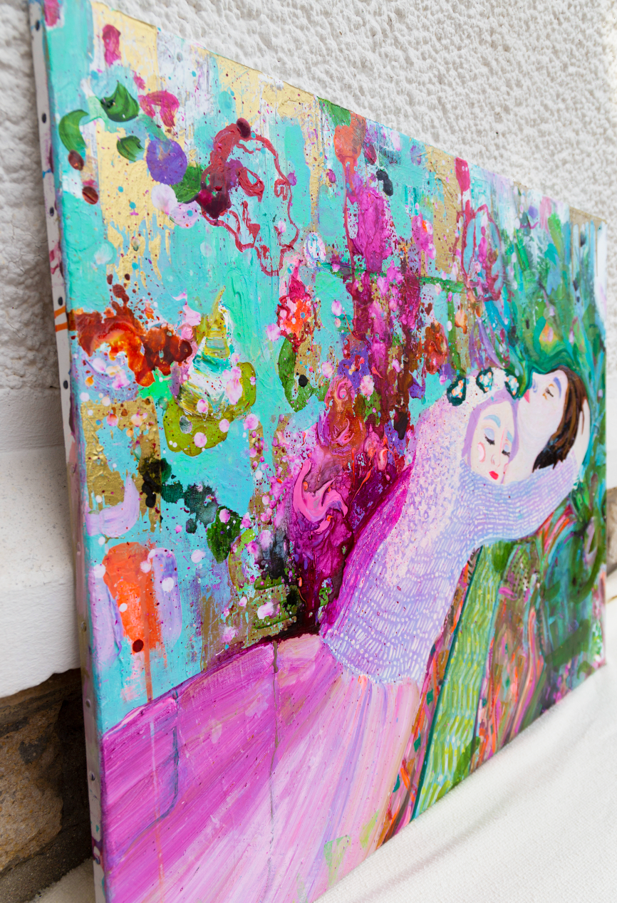Couple sleeping Original Painting