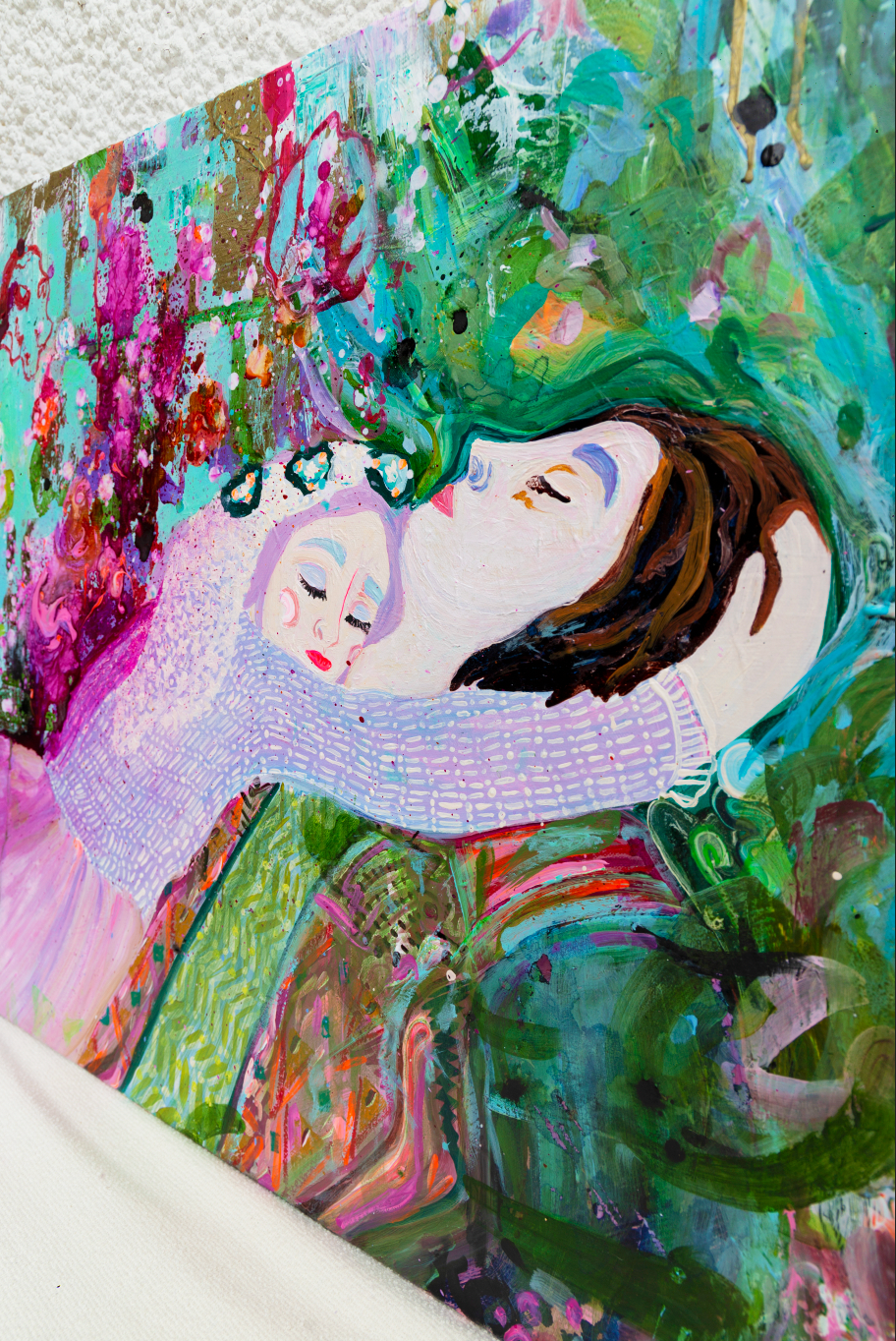 Couple sleeping Original Painting