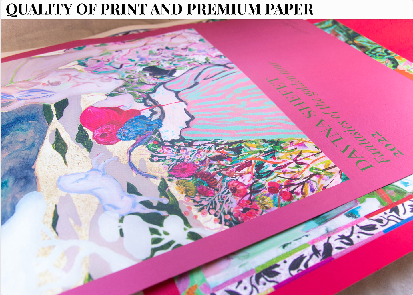 Contemporary Flowers premium print