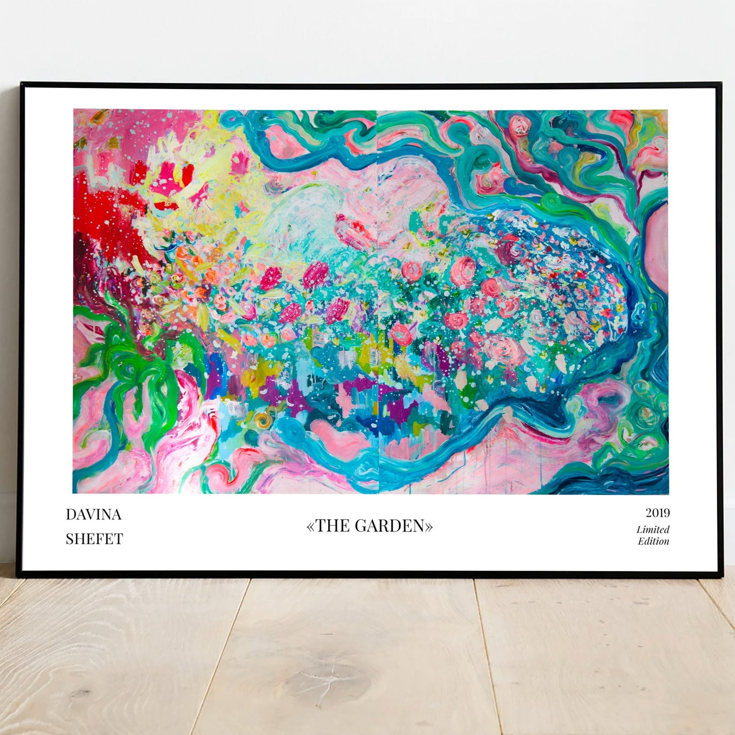 Art Print "The Garden" with title