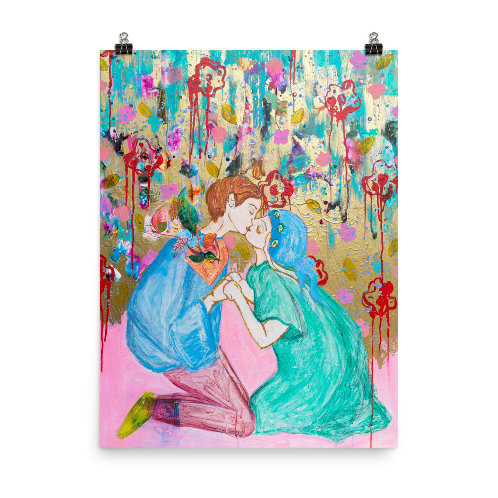 Print - First Kiss
