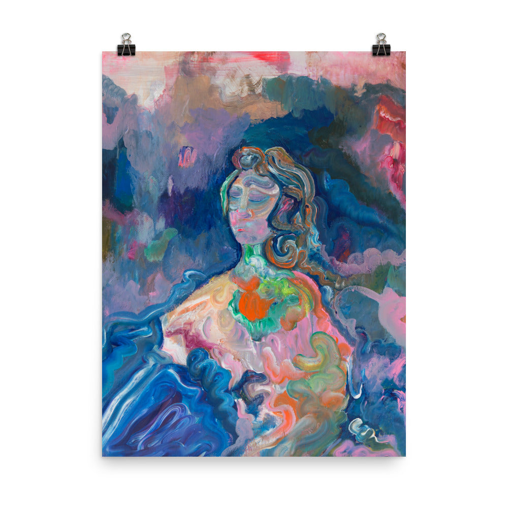 Art Print of Mozart Portrait - Davina Shefet Art Store