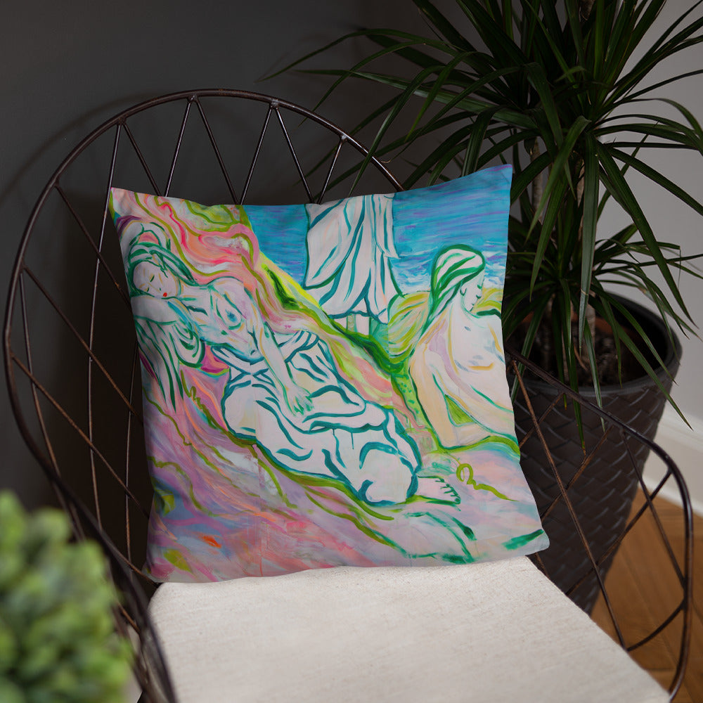 Pillow + Filling, Square and Rectangle Option - Davina Shefet Art Store