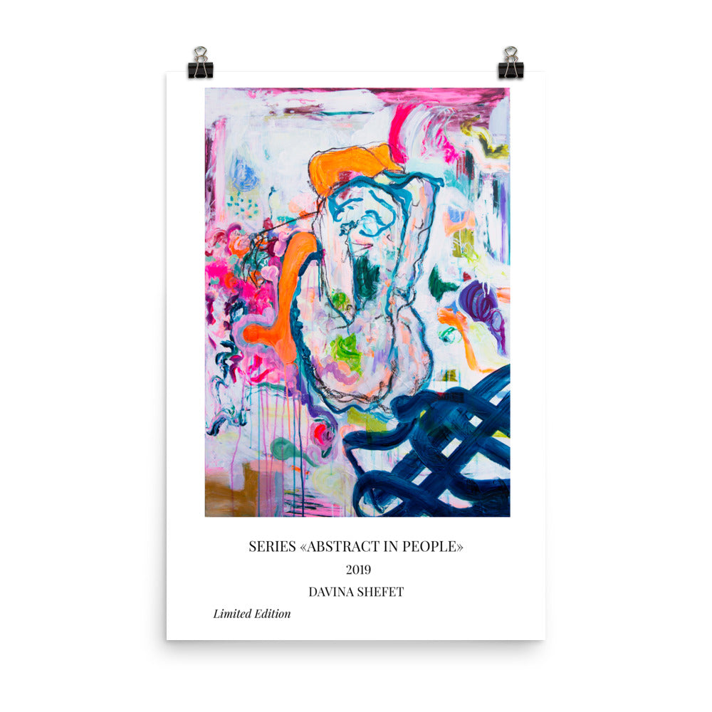 Art Print of Nude with Title - Davina Shefet Art Store