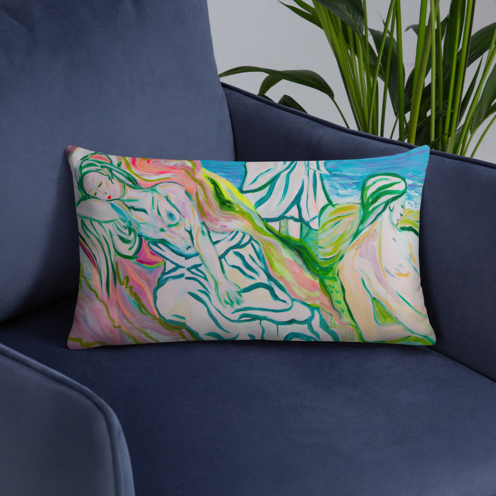 Pillow + Filling, Square and Rectangle Option - Davina Shefet Art Store
