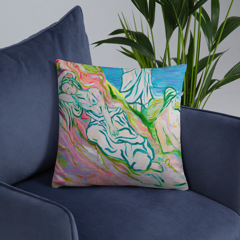 Pillow + Filling, Square and Rectangle Option - Davina Shefet Art Store