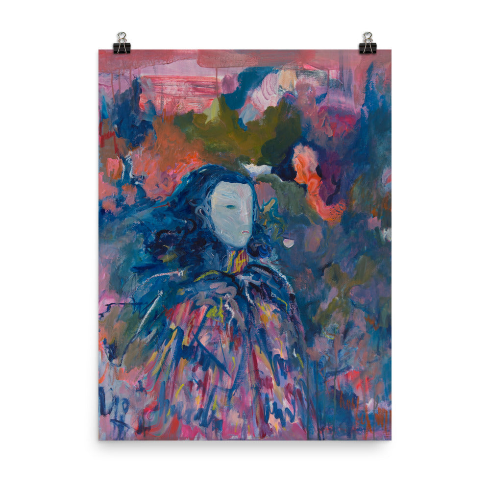 Art Poster of Baudelaire Portrait - Davina Shefet Art Store