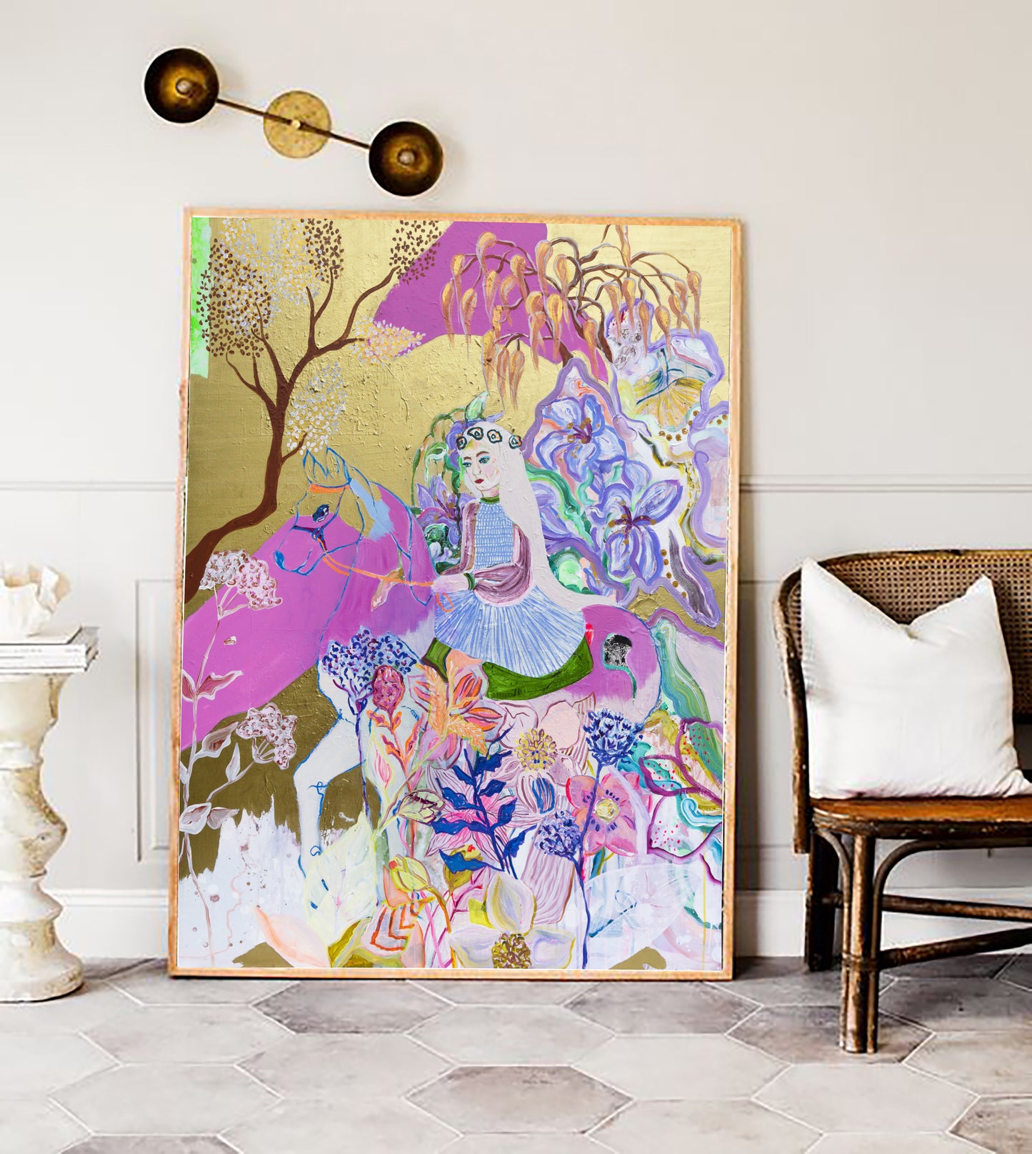 Print - Woman on a Horse