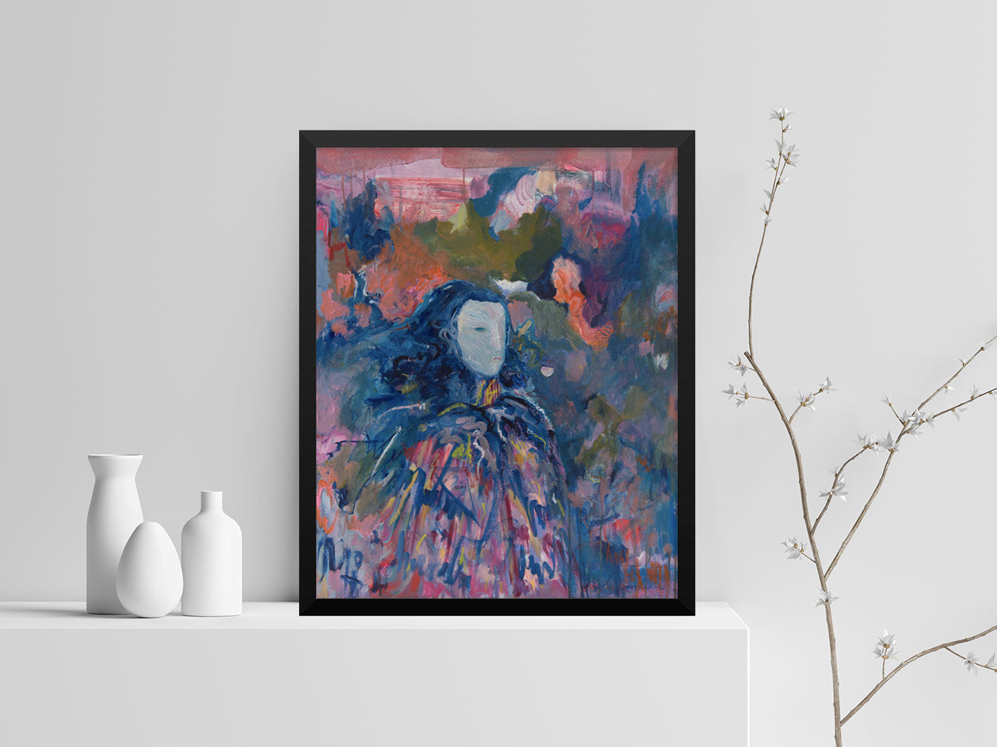 Art Poster of Baudelaire Portrait - Davina Shefet Art Store