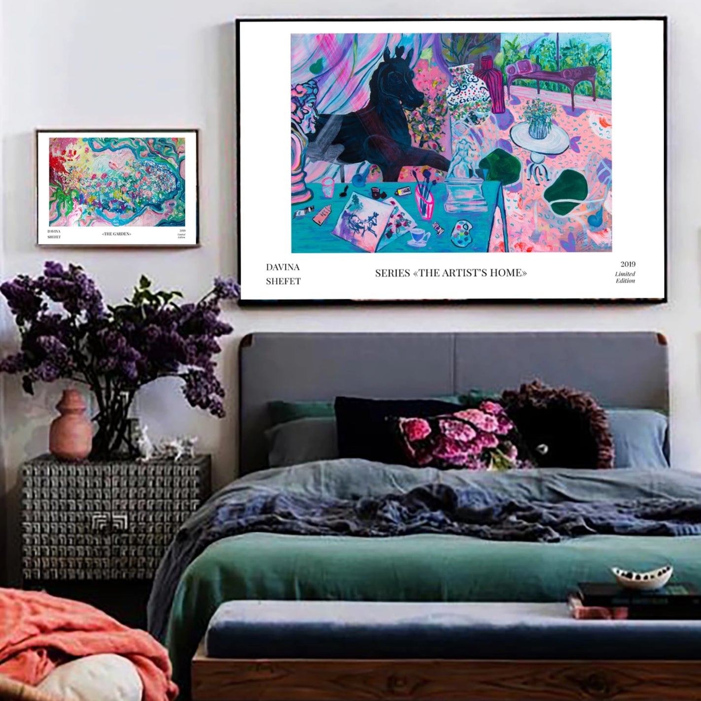 Art Print, "The Artist's Home" - Davina Shefet Art Store
