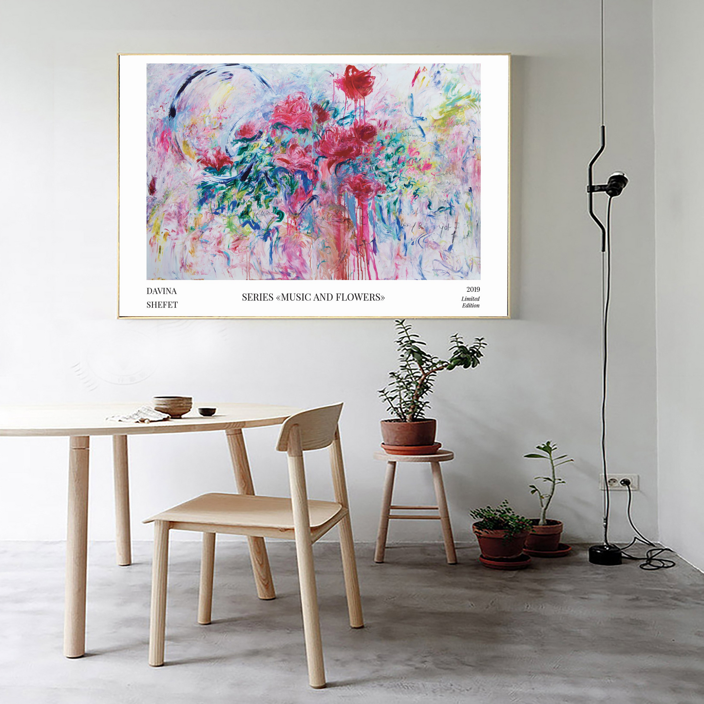 Art print of Abstract Flowers Dancing