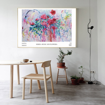 Art print of Abstract Flowers Dancing