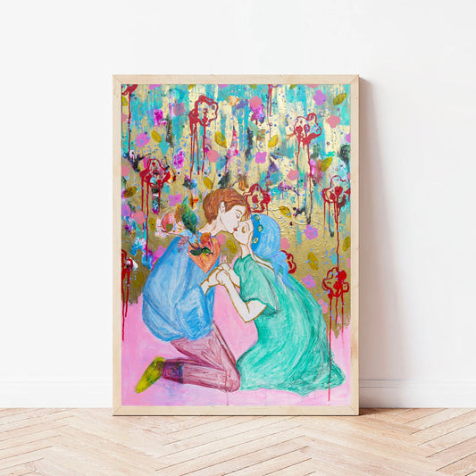 Art print of First Kiss