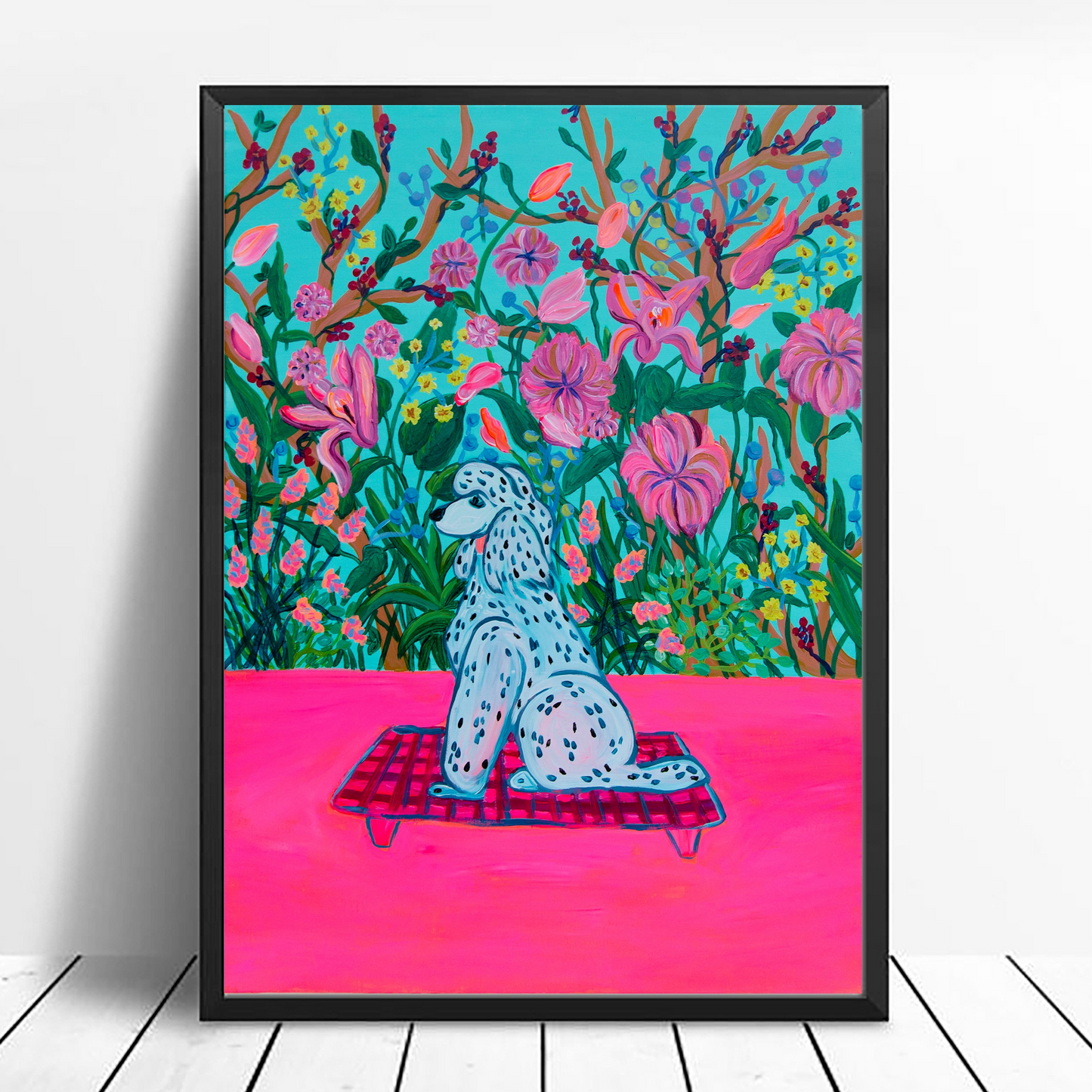 Art print of a Poodle