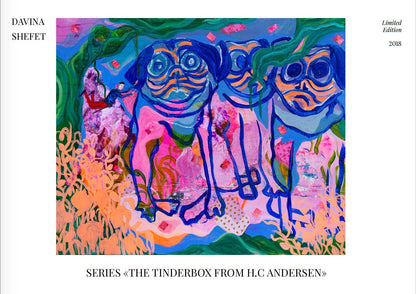 The Tinderbox Illustration, HC Andersen