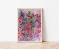 Art Print - Abstract Flower Bouquet