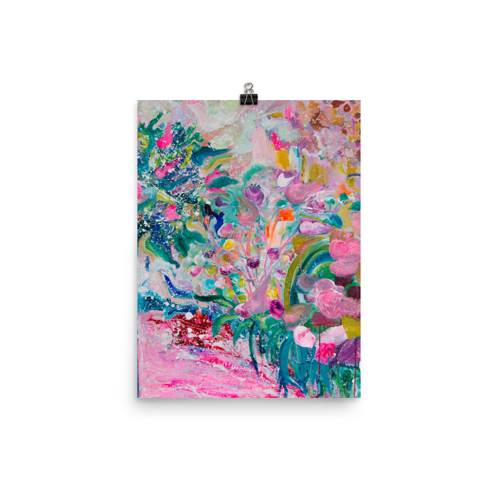 Impressionist Garden Art Print - Davina Shefet Art Store