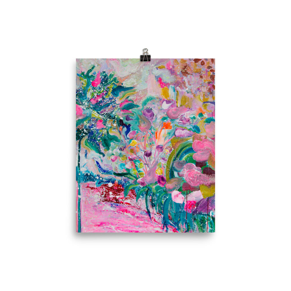 Impressionist Garden Art Print - Davina Shefet Art Store