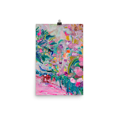 Impressionist Garden Art Print - Davina Shefet Art Store