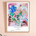 Contemporary Art Print, Flowers and Poetry