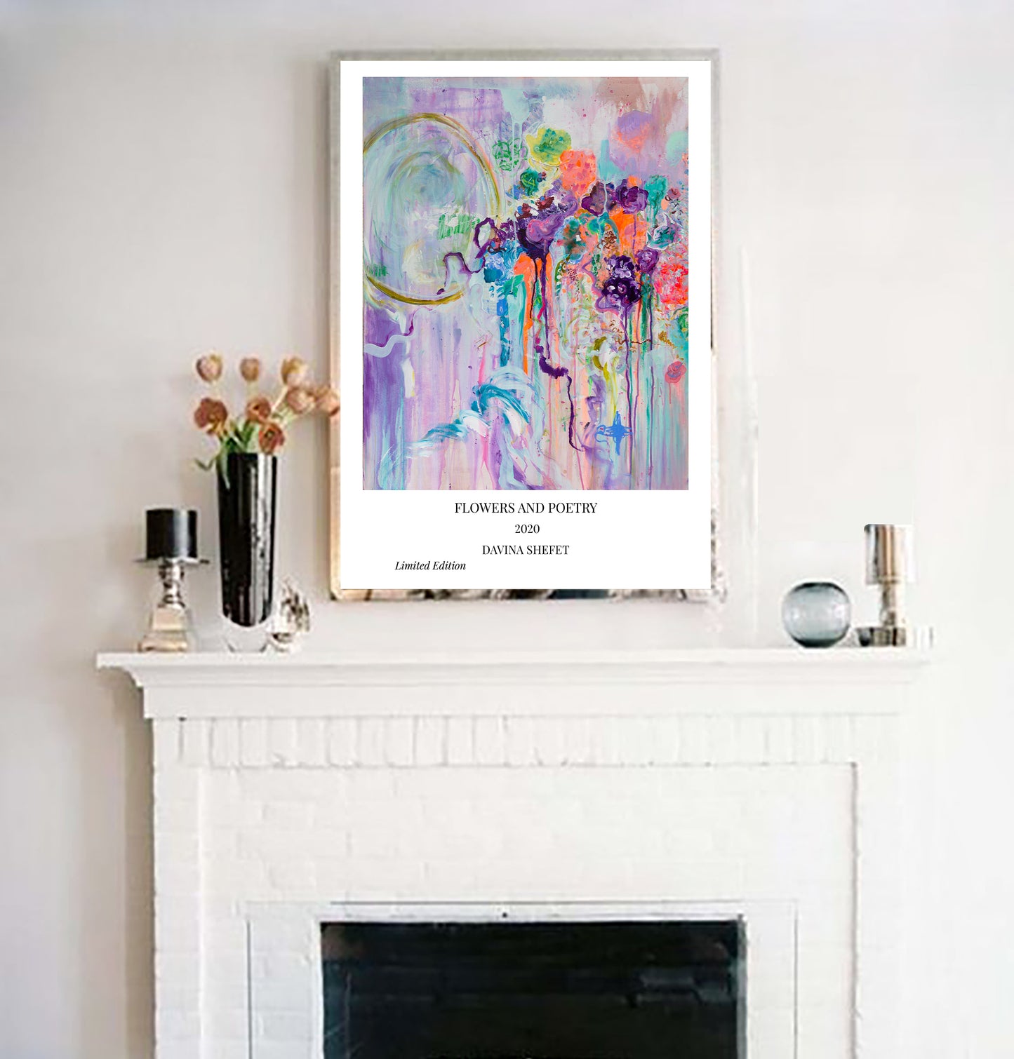 Abstract Art Print with title