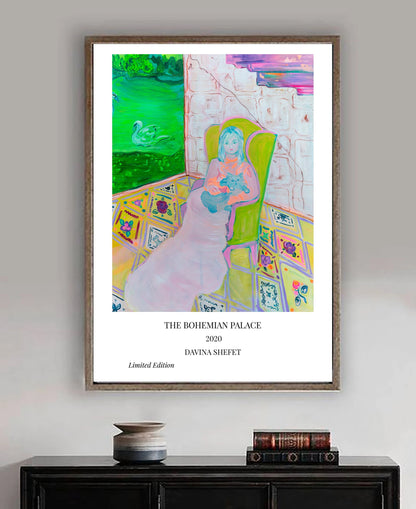 Art Print with Title "The Bohemian Palace" - Davina Shefet Art Store